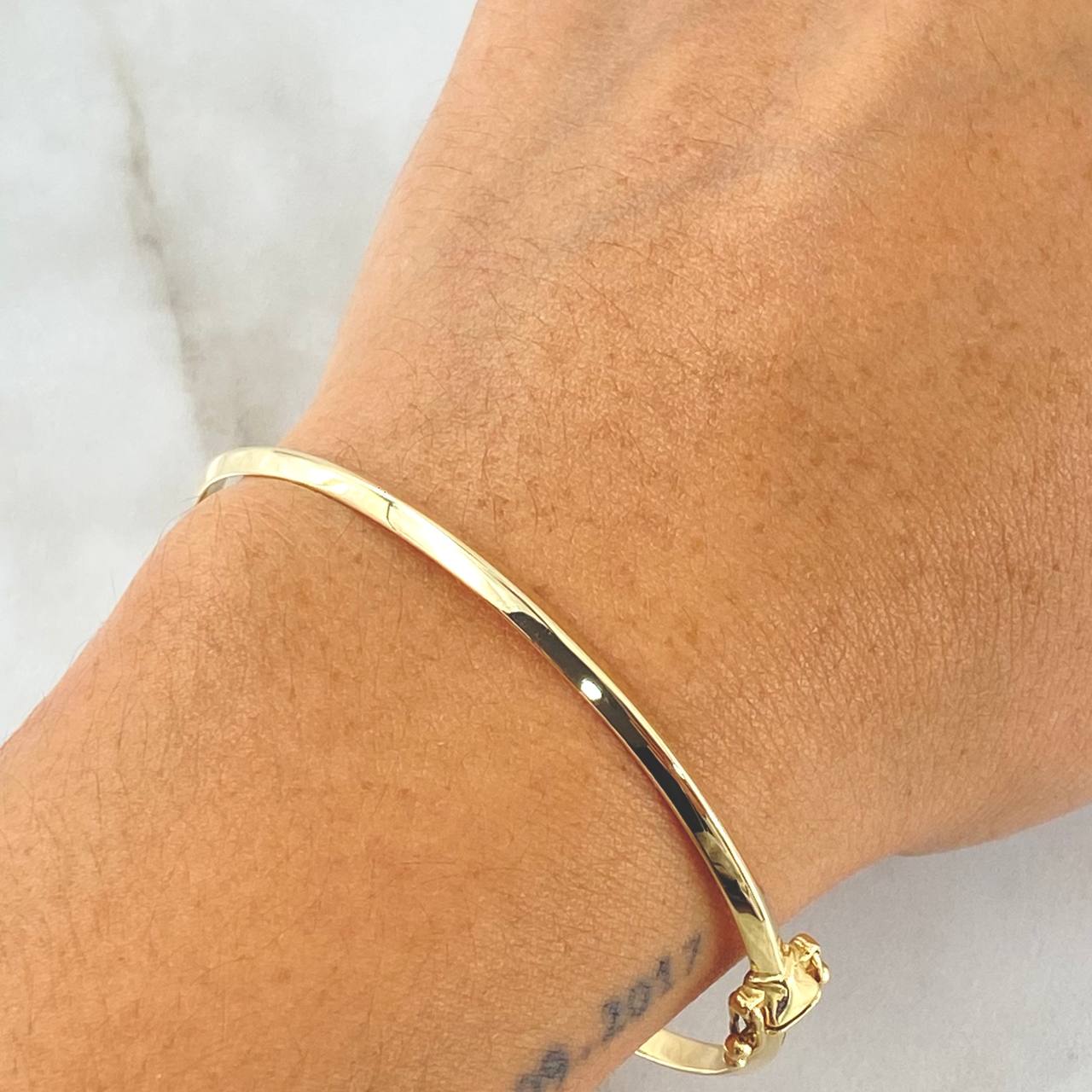 Bracelet Hoop 5.6gr / 17cm- +4 18K Gold