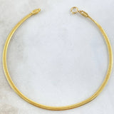 Flat Snake Bracelet 3.25gr / 18cm / +3 18K Gold