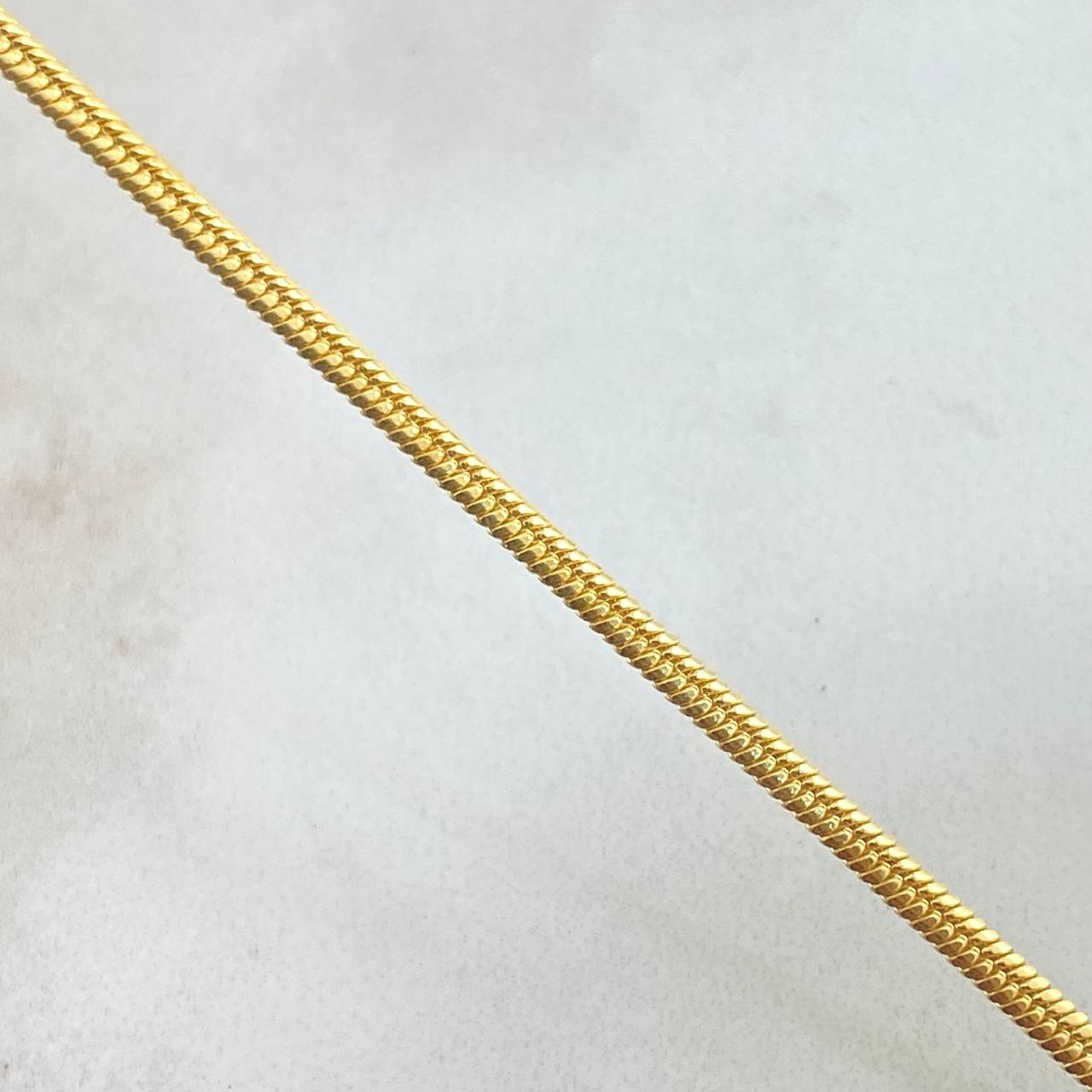 Flat Snake Bracelet 3.25gr / 18cm / +3 18K Gold