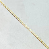 Flat Mariner Bracelet 0.95gr / 21cm / +3 18K Gold