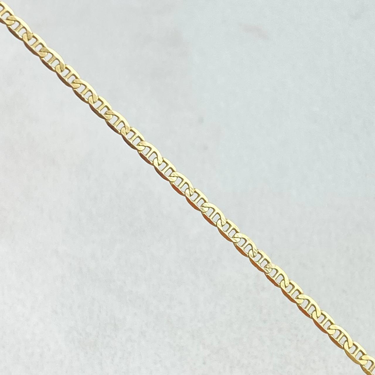 Flat Mariner Bracelet 0.85gr / 7.5in / 18K Gold +3$