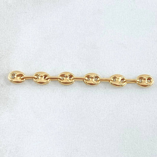 Herraje Retazo GC 6 Eslabones 0.55gr / 1 3/4 in / 4.2mm Oro Amarillo 18K *