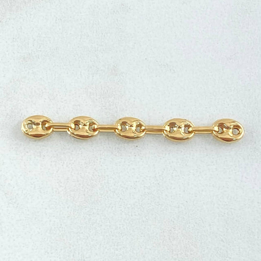 Charm Retazo GC 5 Links 0.55gr / 1 1/2 in / 4.2mm Yellow Gold 18K *
