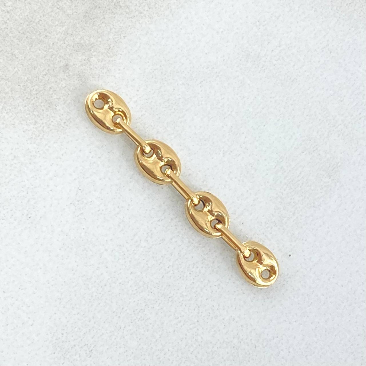 Herraje Retazo GC 0.45gr / 3cm / Oro 18K