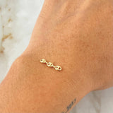 Herraje Retazo GC 0.2gr / 1.7cm / Oro 18K