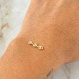 Herraje Retazo GC 3 Eslabones 0.3gr / 3/4 in / 4.2mm Oro Amarillo 18K