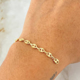 Charm Scrap GC 0.8gr / 2.2in / 18K Gold ©