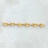Charm Retazo GC 6 Links 0.65gr / 1 1/2in / 4.2mm Yellow Gold 18K