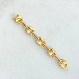Herraje Retazo GC 5 Eslabones 0.65gr / 1 1/2 in / 4.2mm Oro Amarillo 18K