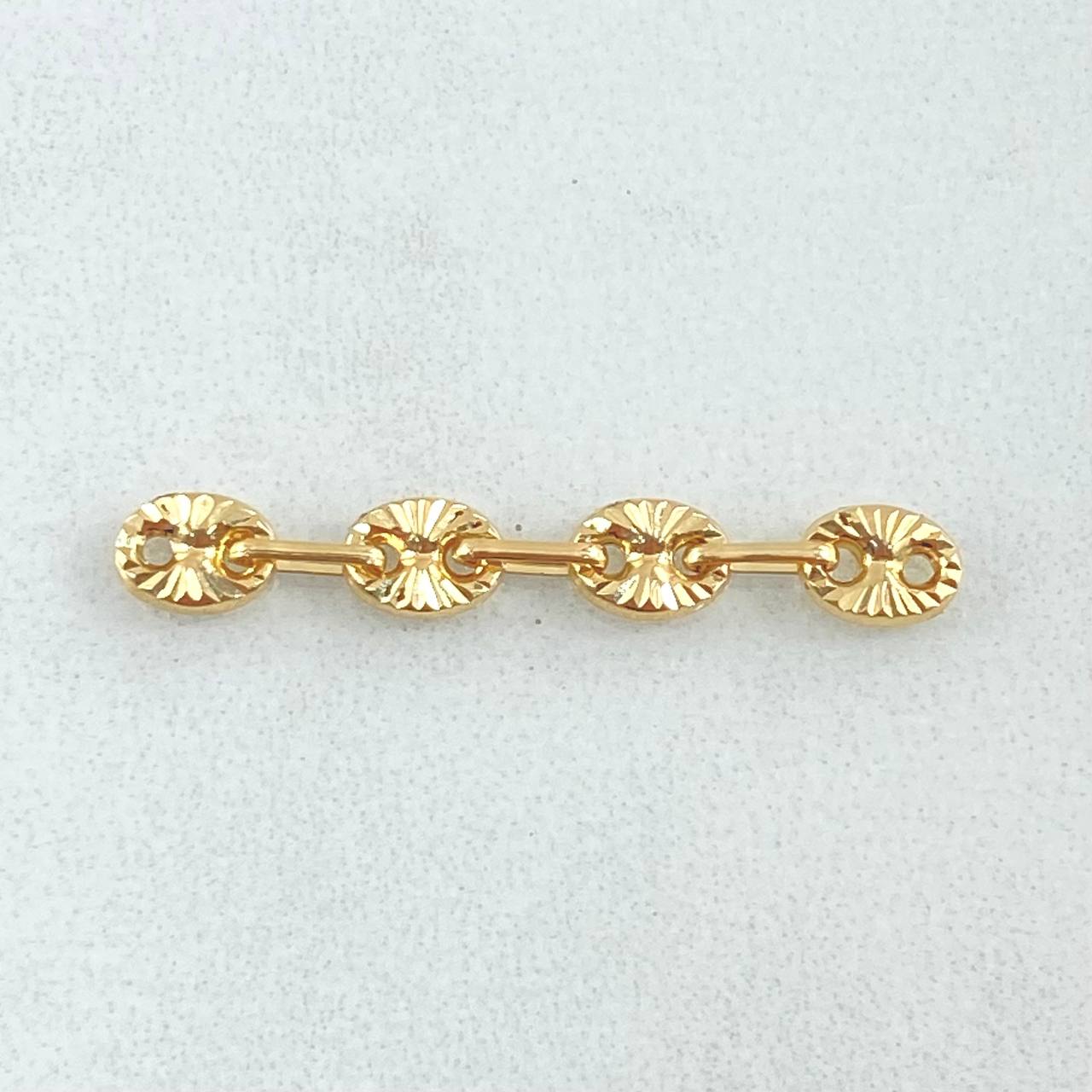 Herraje Retazo GC 0.45gr / 3cm / Oro 18K