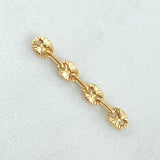 Charm Retazo GC 4 Links 0.45gr / 1in / 4.2mm Yellow Gold 18K