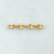 Herraje Retazo GC 4 Eslabones 0.25gr / 3/4 in / 3.2mm Oro Amarillo 18K