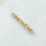 Herraje Retazo GC 4 Eslabones 0.25gr / 3/4 in / 3.2mm Oro Amarillo 18K