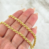 Cadena Lazo 15.55gr / 60cm / +3 Oro 18K