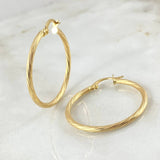 Hoop Earrings Lore 2gr / 3.3cm / 18K Gold