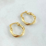 Milu Hoop Earrings 1.15gr / 1.7cm / 18K Gold