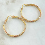 Hoop Earrings Ruka 6.2gr / 4cm / 18K Gold
