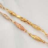 Pulso Rustico Dubai 2.6 g / 7 1/4 in / 3.5 mm Tres Oros 18K