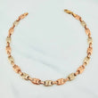 Rustic Crown Anklet 6.55 g / 10 1/4 in / 5.7 mm Three Golds 18K