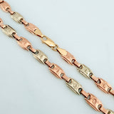 Rustic Crown Anklet 6.55 g / 10 1/4 in / 5.7 mm Three Golds 18K