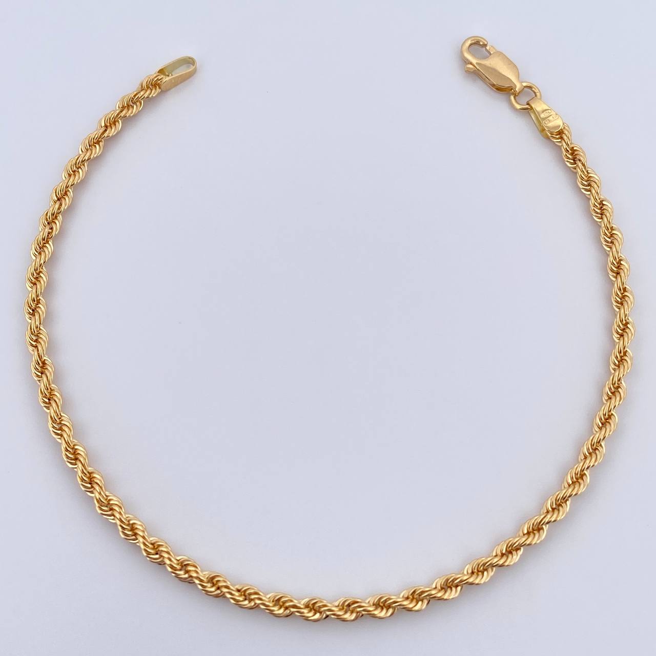 Bracelet Lazo 2.4gr / 19.3cm / 2.5mm Yellow Gold +3 18K &