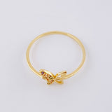 Butterfly Silhouette Ring 1.1 g / T7 3/4 18K Yellow Gold