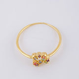 Heart Sparkle Ring 0.9 g / T5 3/4 18K Yellow Gold