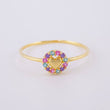 Circle Heart Ring 1.05 g / T8 1/4 18K Yellow Gold