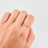 Circle Heart Ring 1.05 g / T8 1/4 18K Yellow Gold