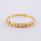 Peace Ring 1.3 g / T6 3/4 Yellow Gold 18K