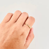 Peace Ring 1.3 g / T6 3/4 Yellow Gold 18K