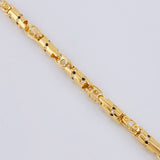 Cadena Rustica Cilindrica 53.15 g / 25 3/4 in / 4.6 mm Oro Amarillo 18K