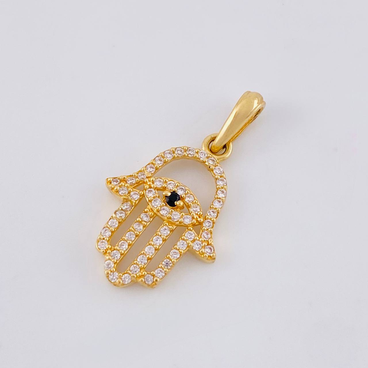 Pendant Hand of Fatima 1.35 g / 1 in Yellow Gold 18K