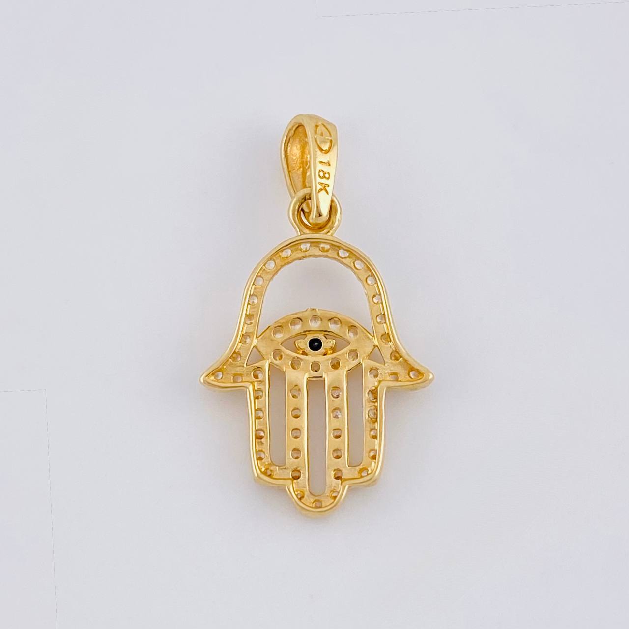 Pendant Hand of Fatima 1.35 g / 1 in Yellow Gold 18K