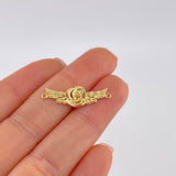Herraje Rosa Angelical 1.5 g / 1 in Oro Amarillo 18K