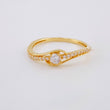 Anillo Ojo Curvilínea 1.65 g / T6 3/4 Oro Amarillo 18K