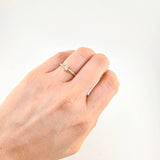 Anillo Ojo Curvilínea 1.65 g / T6 3/4 Oro Amarillo 18K