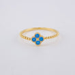 Anillo Trebol 1.5 g / T6 1/2 Oro Amarillo 18K