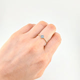 Anillo Trebol 1.5 g / T6 1/2 Oro Amarillo 18K