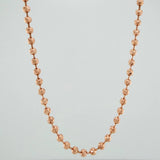 Cadena Militar 23gr / 27 1/2 in / 4mm Oro Rosa 18K $