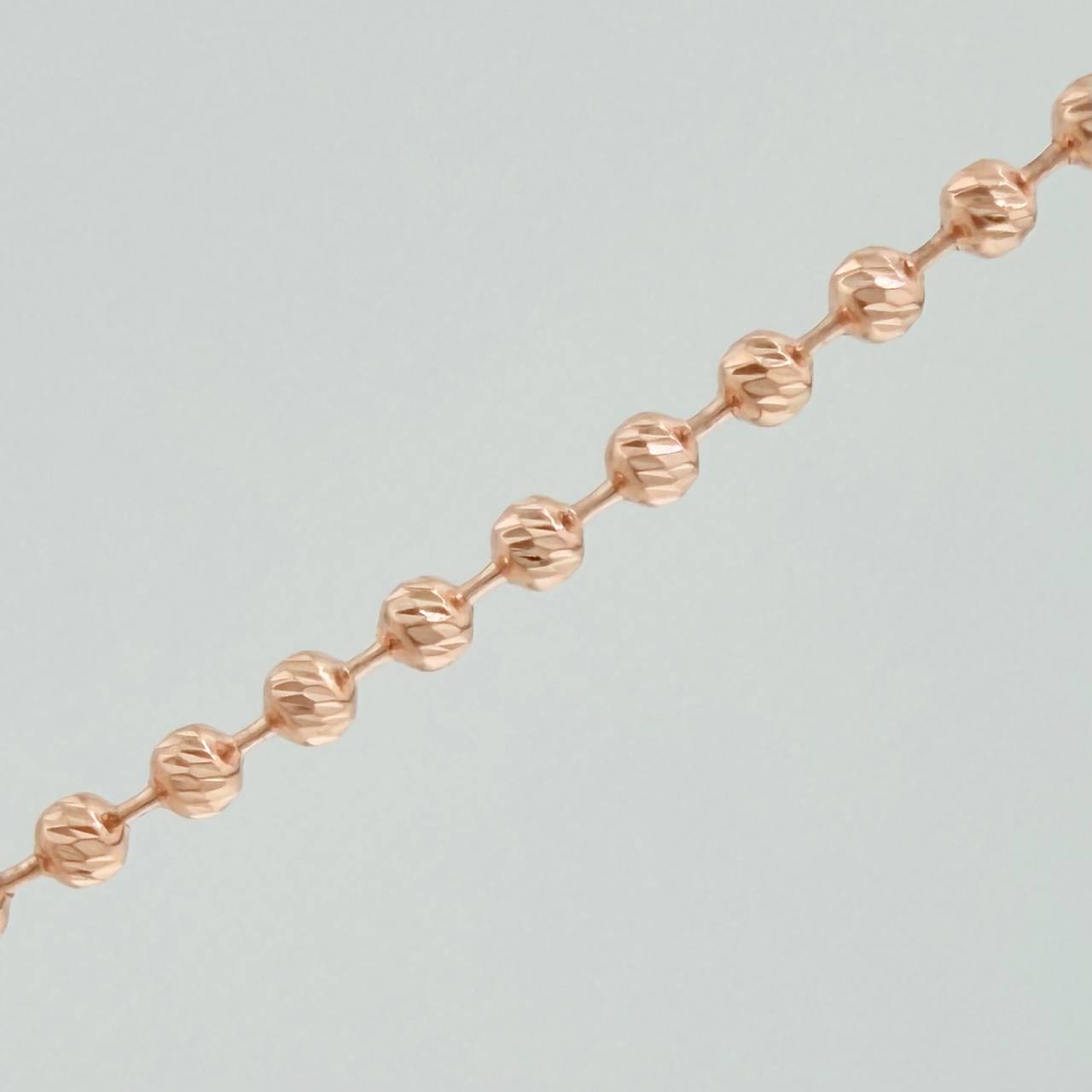 Cadena Militar 23gr / 27 1/2 in / 4mm Oro Rosa 18K $