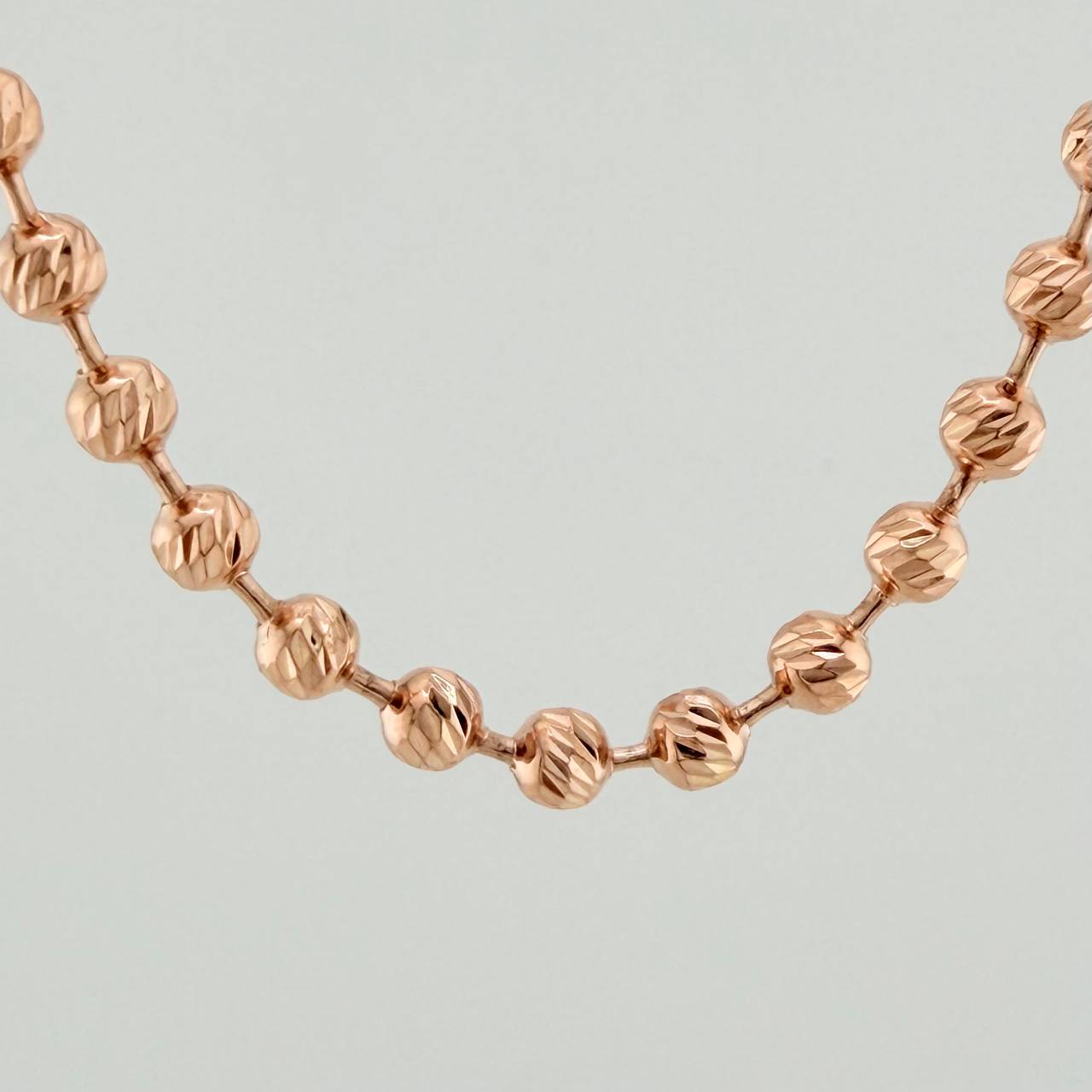 Cadena Militar 23gr / 27 1/2 in / 4mm Oro Rosa 18K $