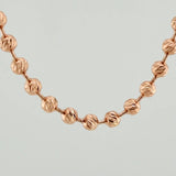 Cadena Militar 23gr / 27 1/2 in / 4mm Oro Rosa 18K $