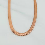 Pulso Serpiente 4.8gr / 7 1/4 in / 1.64mm Oro Rosa +3 18K $