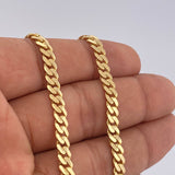 Cadena Cubana Monaco 18.3gr / 23 1/2 in / Oro Amarillo +4 18K !