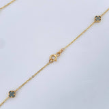 Cadena Espiga 5.55gr / 44.8cm / +3 Oro 18K &
