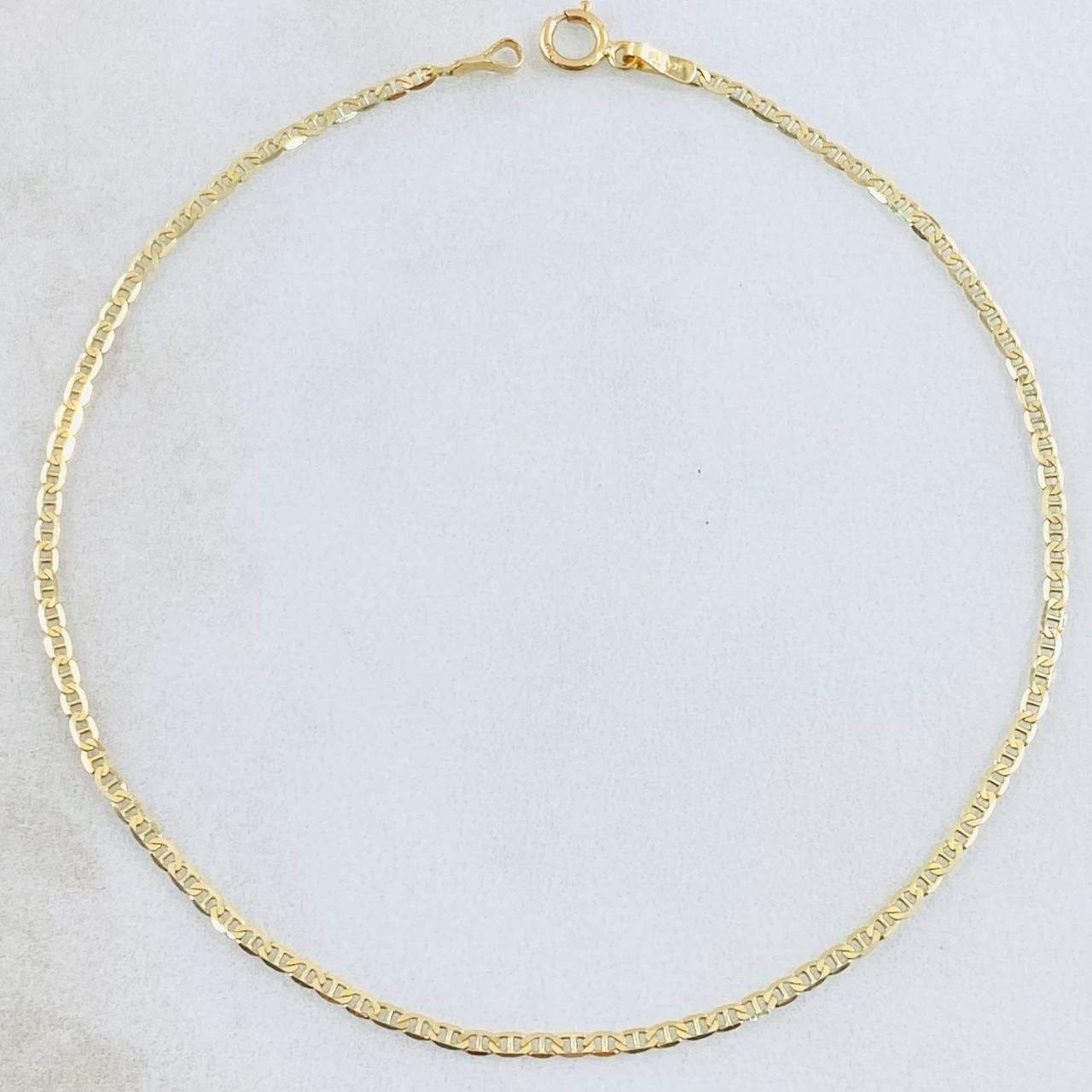 Flat Mariner Bracelet 0.85gr / 7.5in / 18K Gold +3$