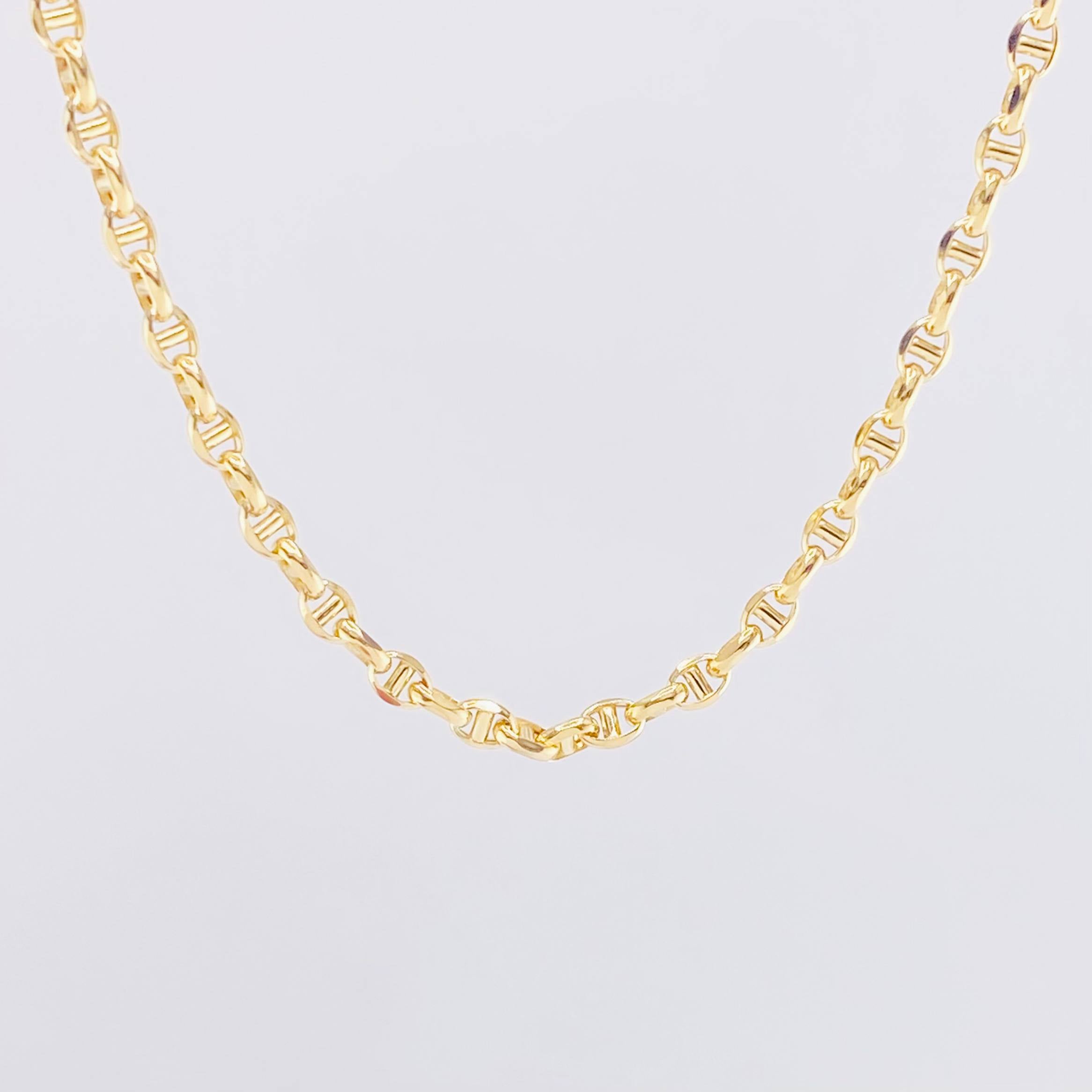 Marienera Chain 5.5gr / 19 3/4 in / 2.3mm 18K Yellow Gold +3
