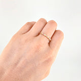 Anillo Corazón Destello 1.45g / T8 3/4 Oro Amarillo 18K