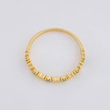 Anillo Corazón Destello 1.3g / T5 3/4 Oro Amarillo 18K